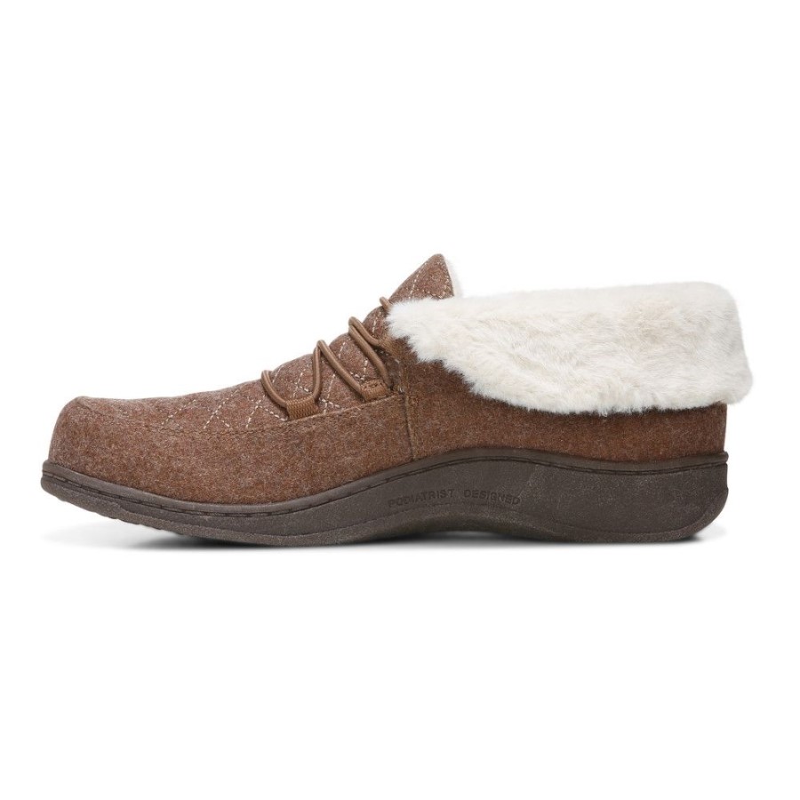 Vionic Toffee Acredita Chinelo