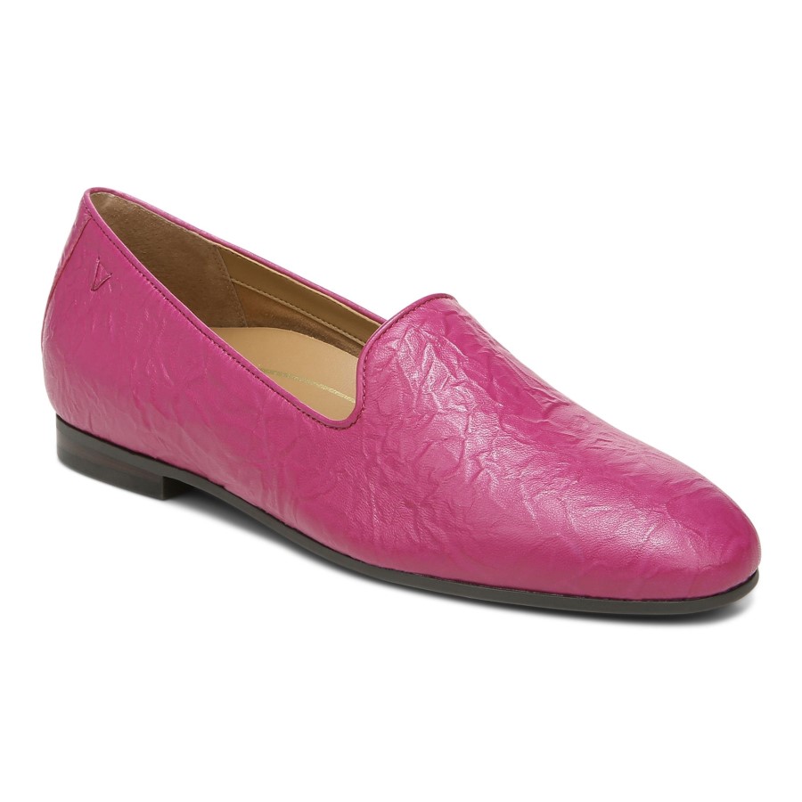 Couro Berry Vionic Willa Flat