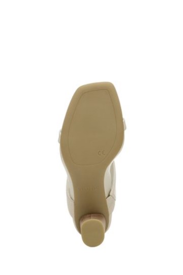 Sandália Vionic Alondra Creme Com Tiras No Tornozelo