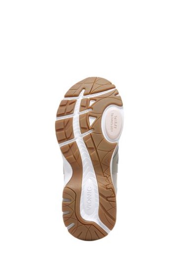 Tênis Vionic Cinza Taupe Escuro Zanny Com Cadarço