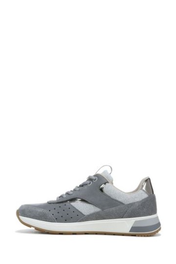 Tênis Vionic Grey Vapor/charcoal Nubuck Nova Com Cadarço
