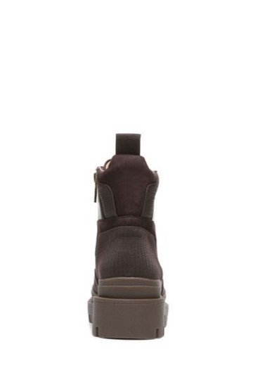 Botas Cano Médio De Couro Impermeável Vionic Jaxen Chocolate