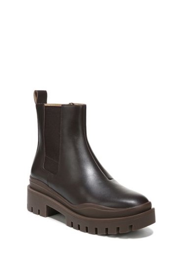 Bota Cano Médio De Couro Marrom Chocolate Vionic Karsen