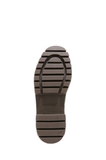 Bota Cano Médio De Couro Marrom Chocolate Vionic Karsen