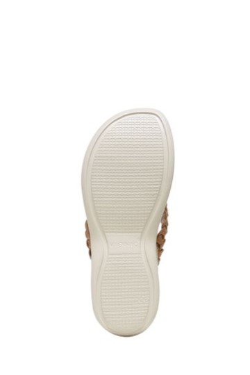 Sandália Tanga Marrom Vionic Kenji