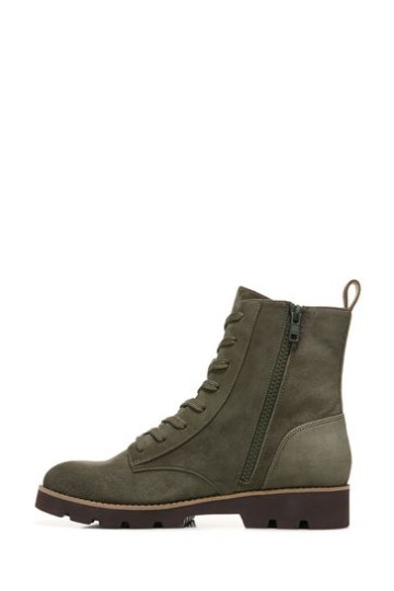 Botas De Camurça Verde Verde Oliva Vionic Lani à Prova D'água