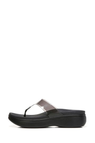 Sandália Tanga Preta Vionic Luminosa