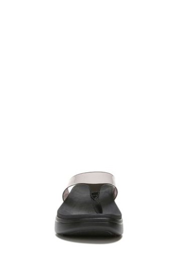 Sandália Tanga Preta Vionic Luminosa