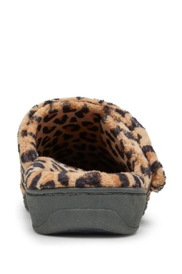 Chinelos De Gemma Mule De Leopardo Natural Vionic