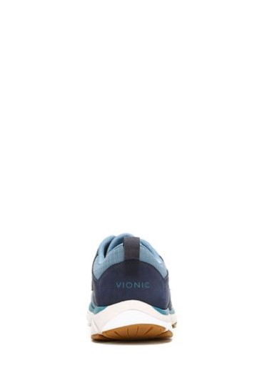 Tênis Azul Marinho Zanny Vionic Com Cadarço