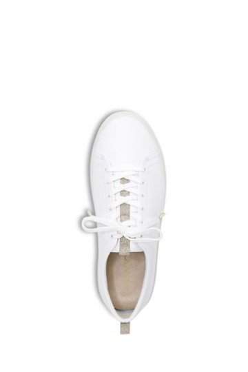 Sapato Branco Vionic Paisley Com Cadarço