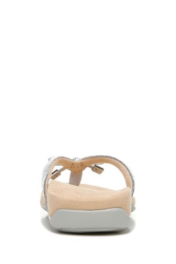 Sandália Tanga Bella Prateada Vionic