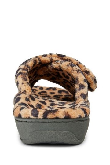 Chinelos Deslizantes Vionic Soft Natural Leopard Relax