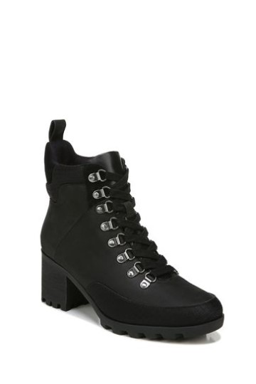 Bota Cano Médio Nobuck Preto Impermeável Vionic Spencer