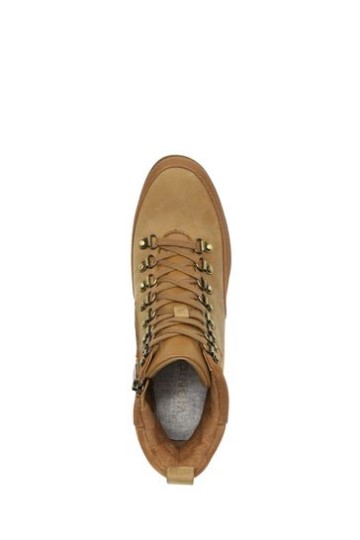 Bota Cano Médio Nobuck Marrom Caramelo Vionic Spencer à Prova D'água