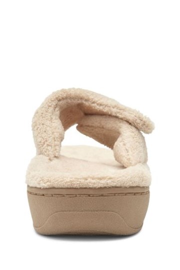 Chinelos Deslizantes Vionic Tan Brown Relax